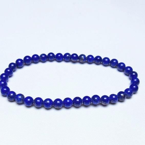 ラピスラズリ ブレスレット 5mm 一点物 メール便可 [M便 1/10] 111-48495