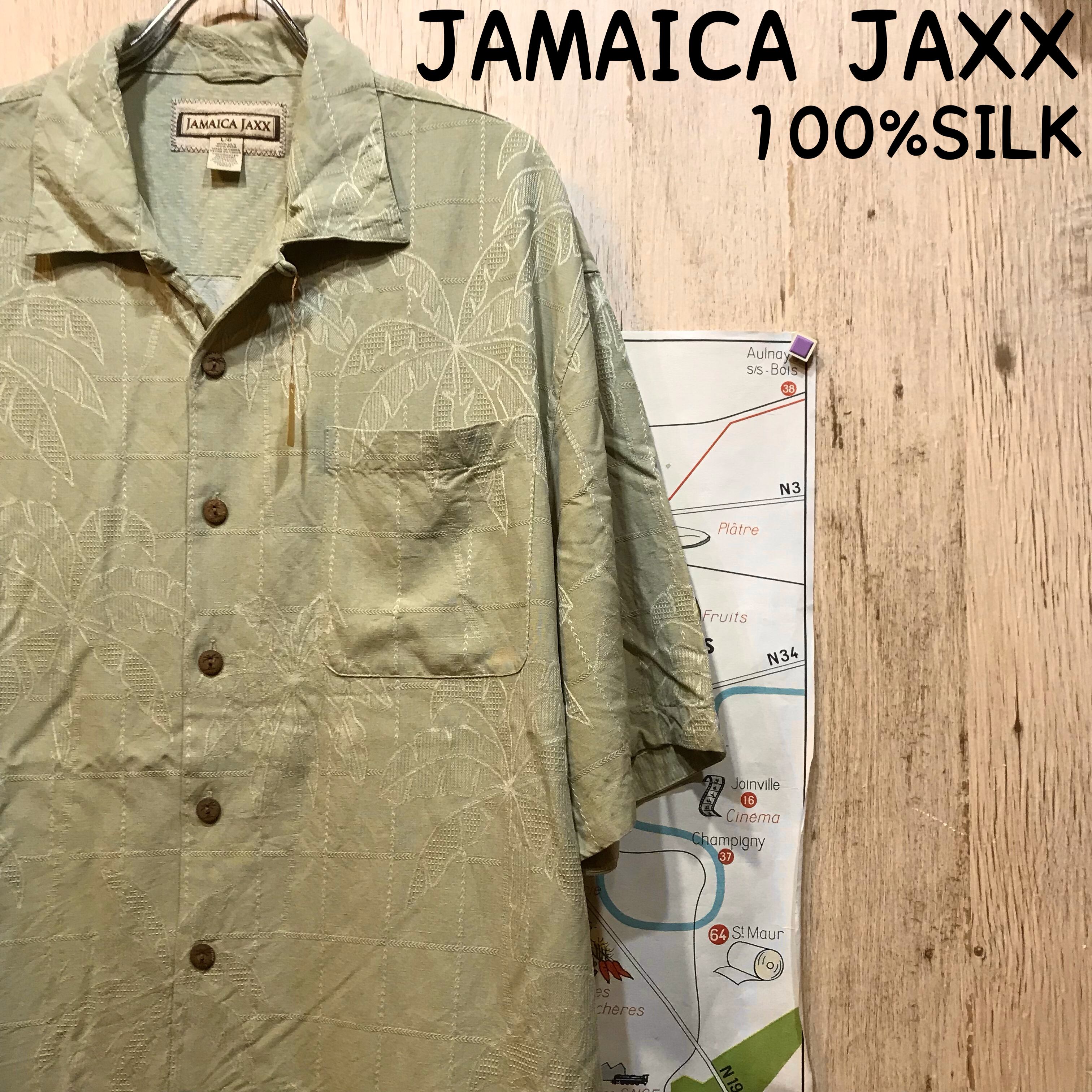 Jamaica Jaxx 開襟 ボックスシルエット オープンカラー アロハシャツ