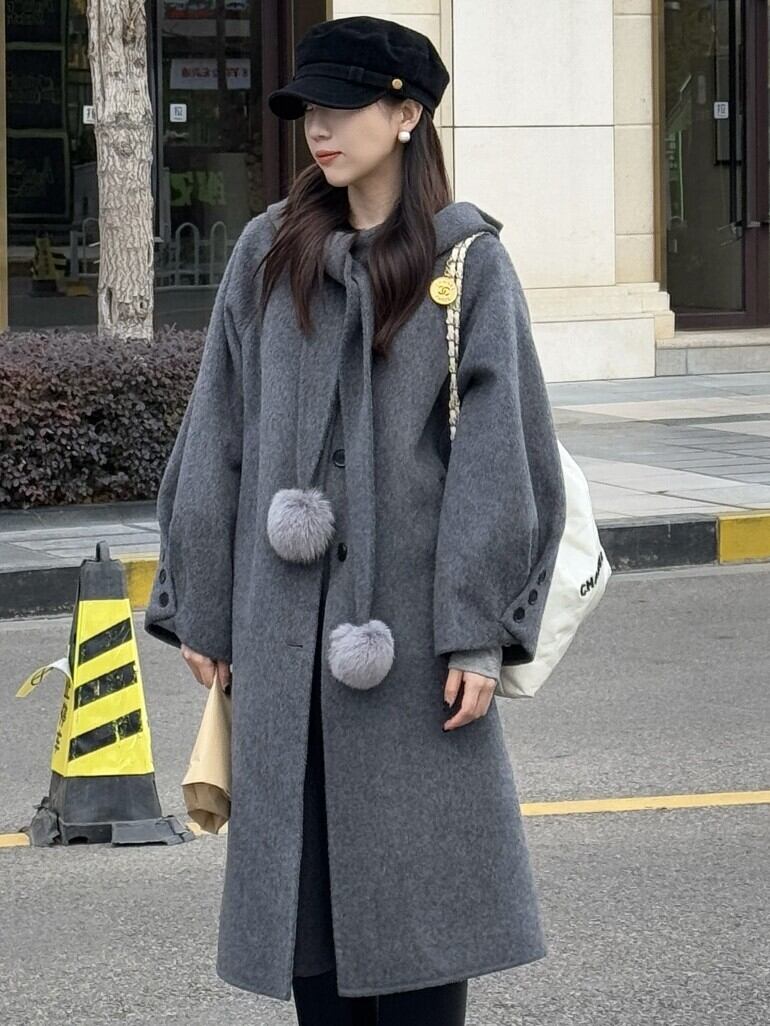 ボウタイウール ジャケットコートV05020