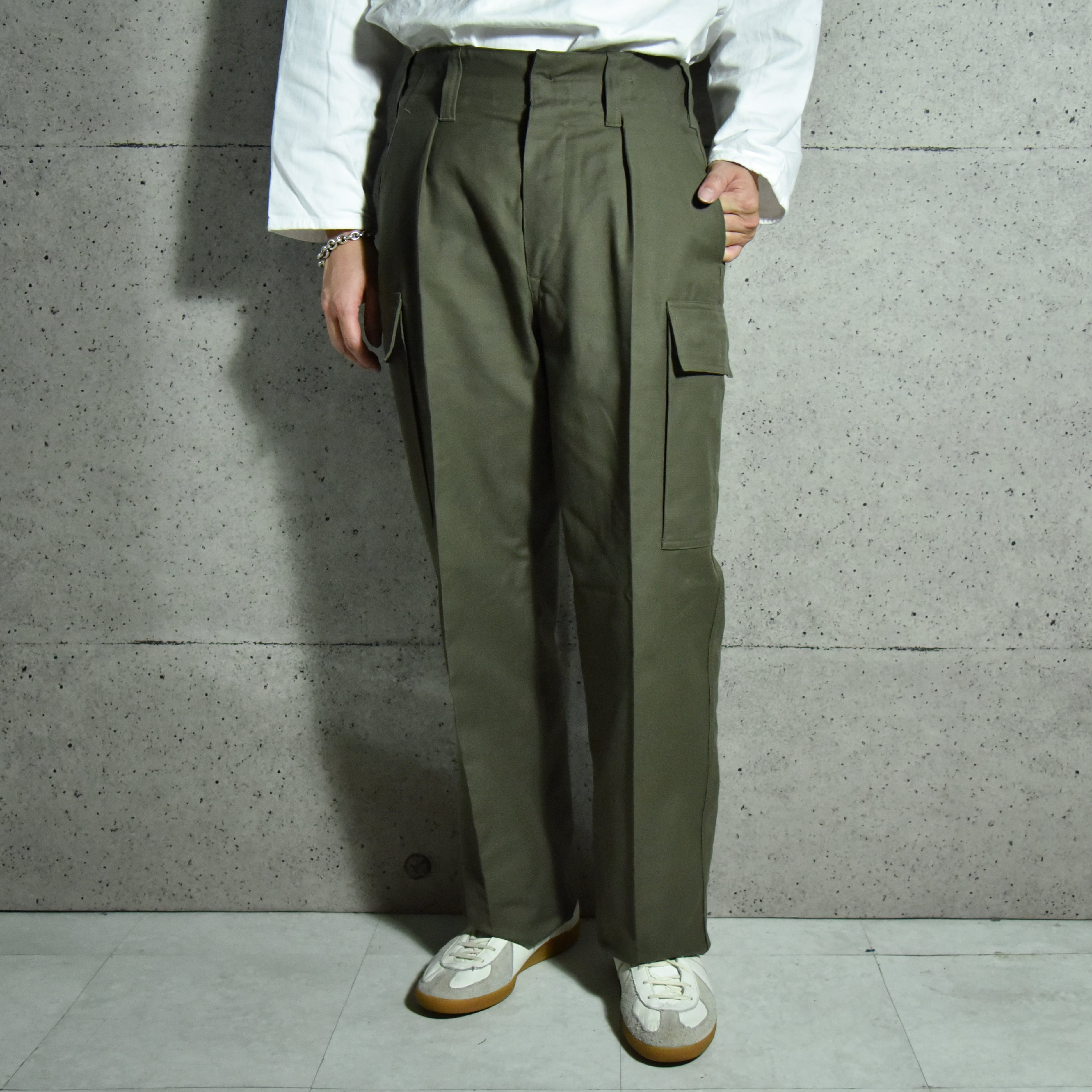 DEAD STOCK】90s German Army Moleskin Pants ドイツ軍 モールスキン 