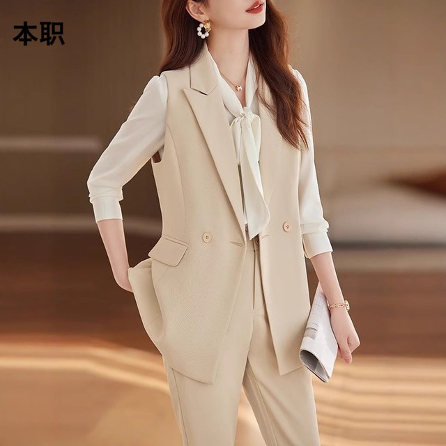 【セットアップ】大きいサイズ セットアップ レディース おしゃれ ママ パンツ ベスト ジレ  春 夏 秋 冬 20代 30代 40代 きれいめ 卒園式 入園式 卒業式 入学式 七五三 お宮参り 母親 母 ママ 服装 2点セット ブラック 黒 ライトベージュ ホワイト 白 S M L XL 2XL 3XL 4XL