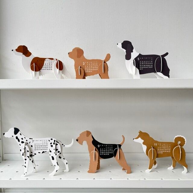 <27年新作>good morning calendar 2027 Dogs グッドモーニングカレンダー2027