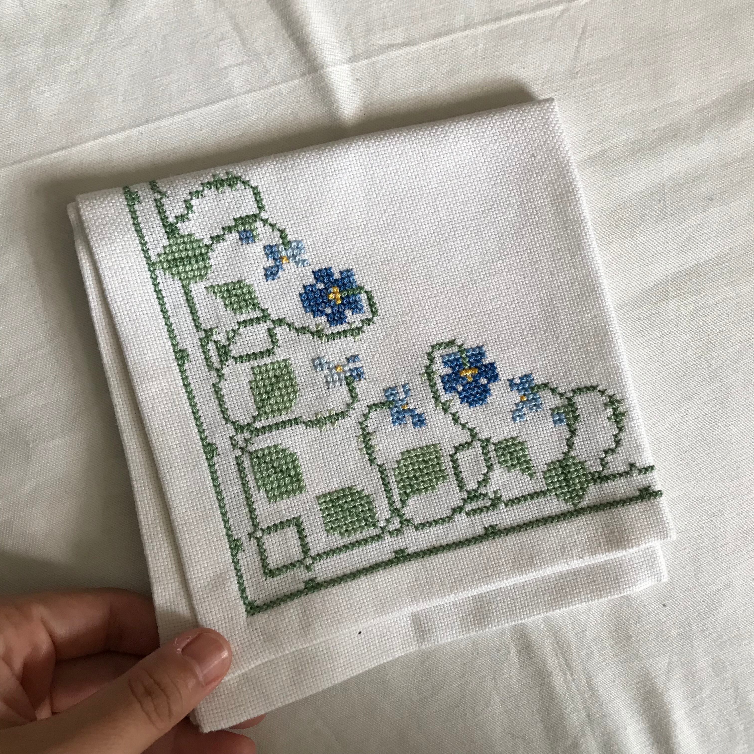 クロスステッチの布