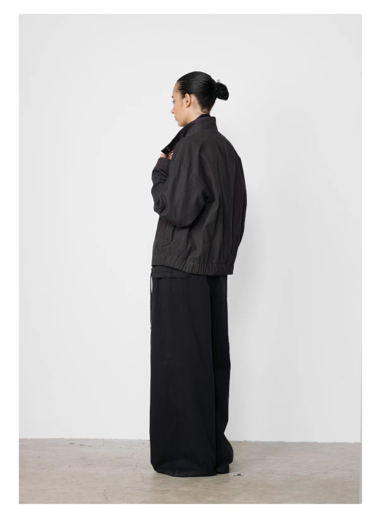 DECESOLO 25SS レトロウォッシュス ルーズウィングトップ