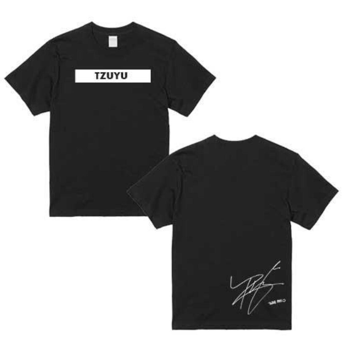 ツウィ TWICE トゥワイス カラー Tシャツ ブラック 男女兼用 綿100 