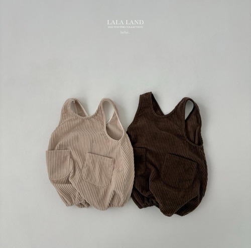 【予約商品】LALALAND / [bebe] Kimo corduroy suspender