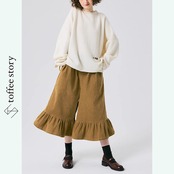 【2color】木漏れ日に揺れるコーデュロイセットアップ 《P0269》