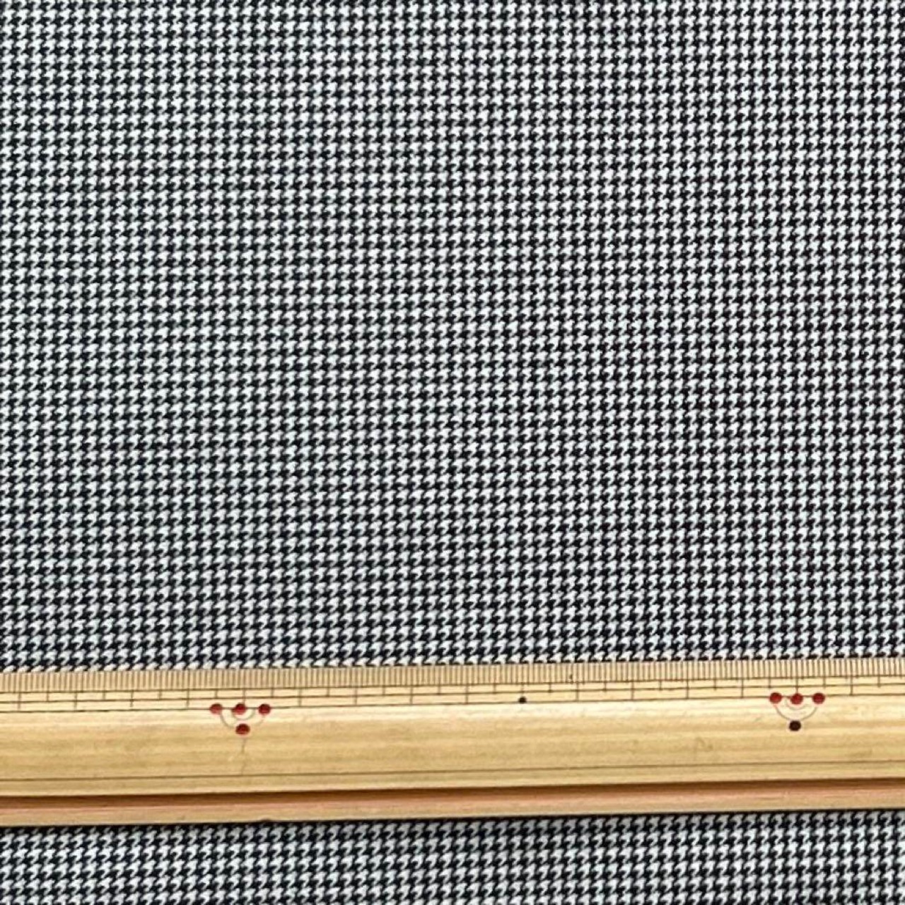 ★NY146◆3.3m◆綿ポリエステル混先染めストレッチ生地◆千鳥格子