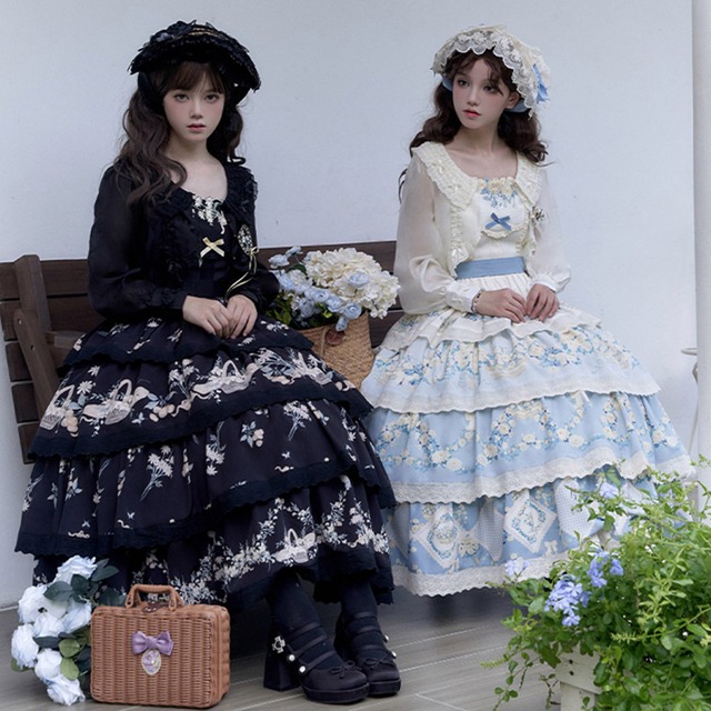 ゴスロリ通販 With U ファッション 長袖シャツ ブラウス レース プルオーバー シアー Ⅴ字ネック ゴスロリ 双子コーデ ダークゴシック 量産型 原宿系 かわいい ろりぃたふぁっしょん