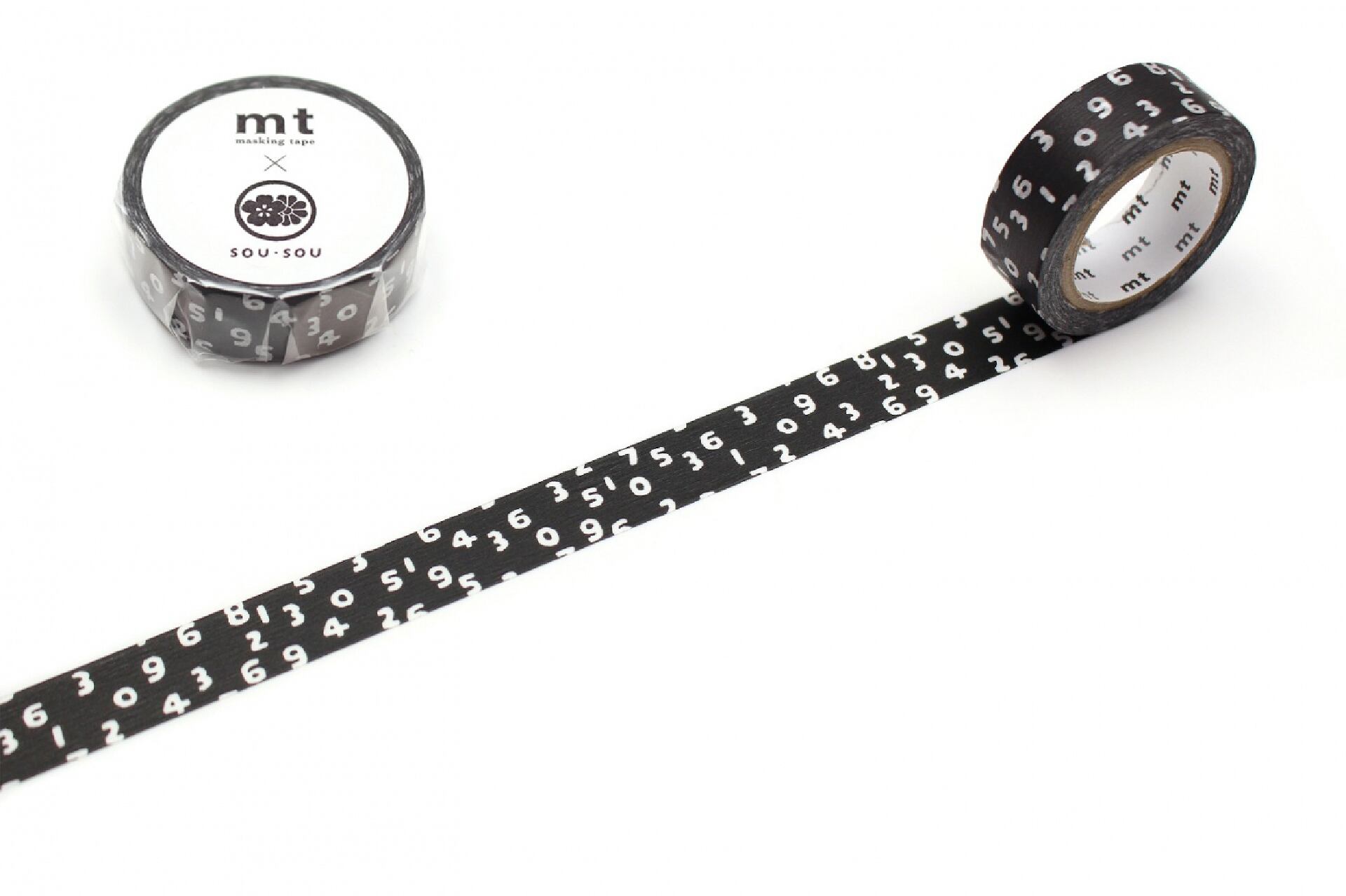 mt×SOU・SOU SOU SO-SU-U 昆濡羽色 15mmマステ MT16