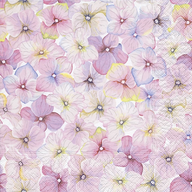 【Paper+Design】バラ売り2枚 ランチサイズ ペーパーナプキン SMALL BLOSSOMS ピンク