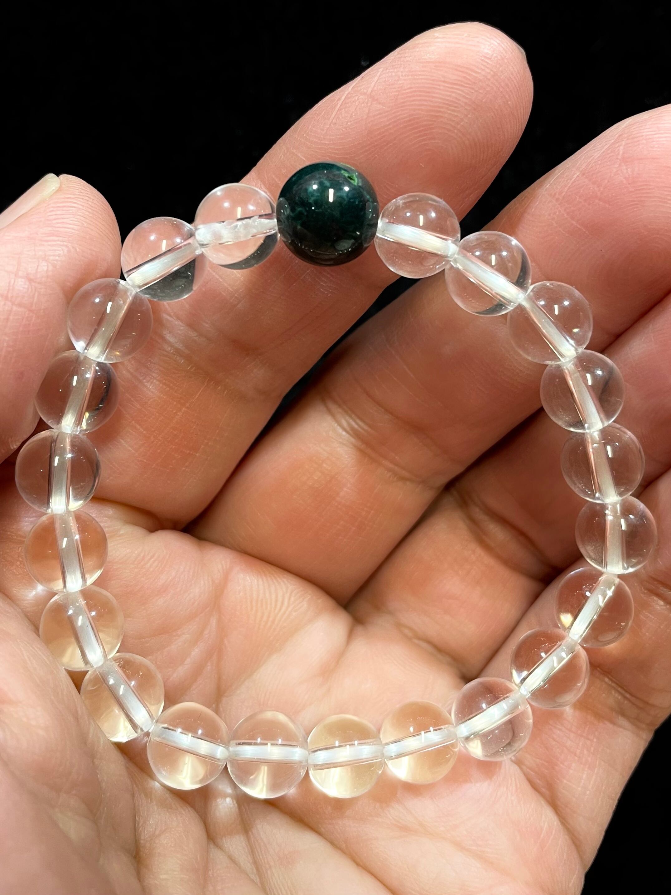 10) 出雲石ブレスレット(ブラジル・クリア水晶) | レムリアの太陽