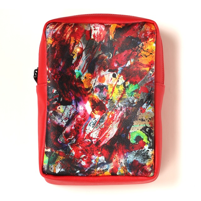 RADIO EVA PVC Tote Bag RED（Cigarette-burns）