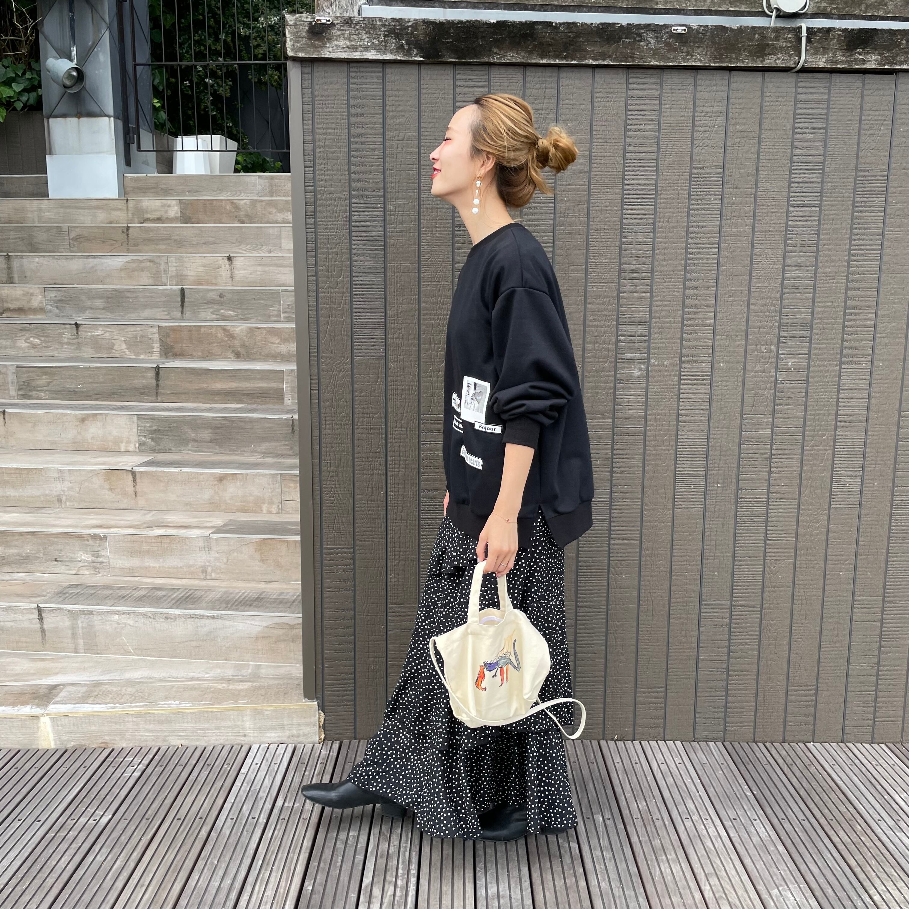 小室あみ様着用 Dot Asymmetry Sk Mite