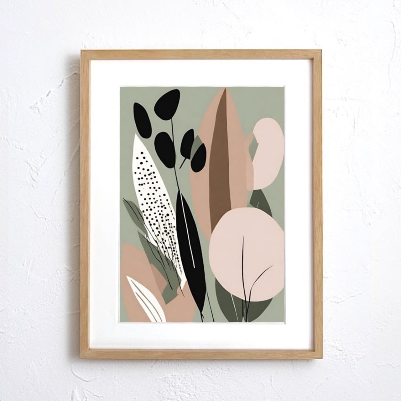 Calm｜静けさを纏うミニマルアートポスター｜余白が美しいシンプルインテリアに映える上質デザインで空間をやさしく整える一枚A2ポスター