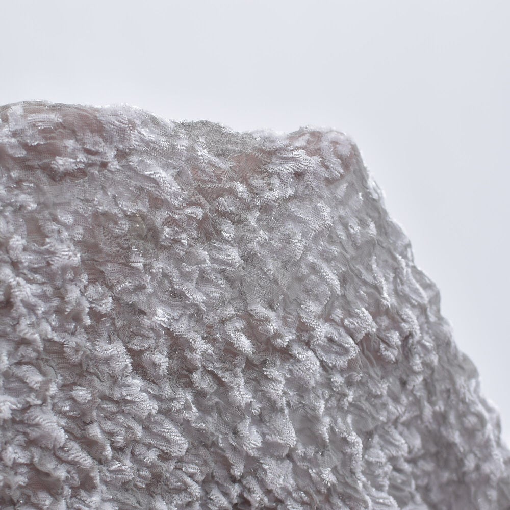 【珍品】ポンチョ モコモコ レース レトロ 希少 デザイン グレー 古着女子 珍品】ポンチョ モコモコ レース レトロ 希少 デザイン グレー