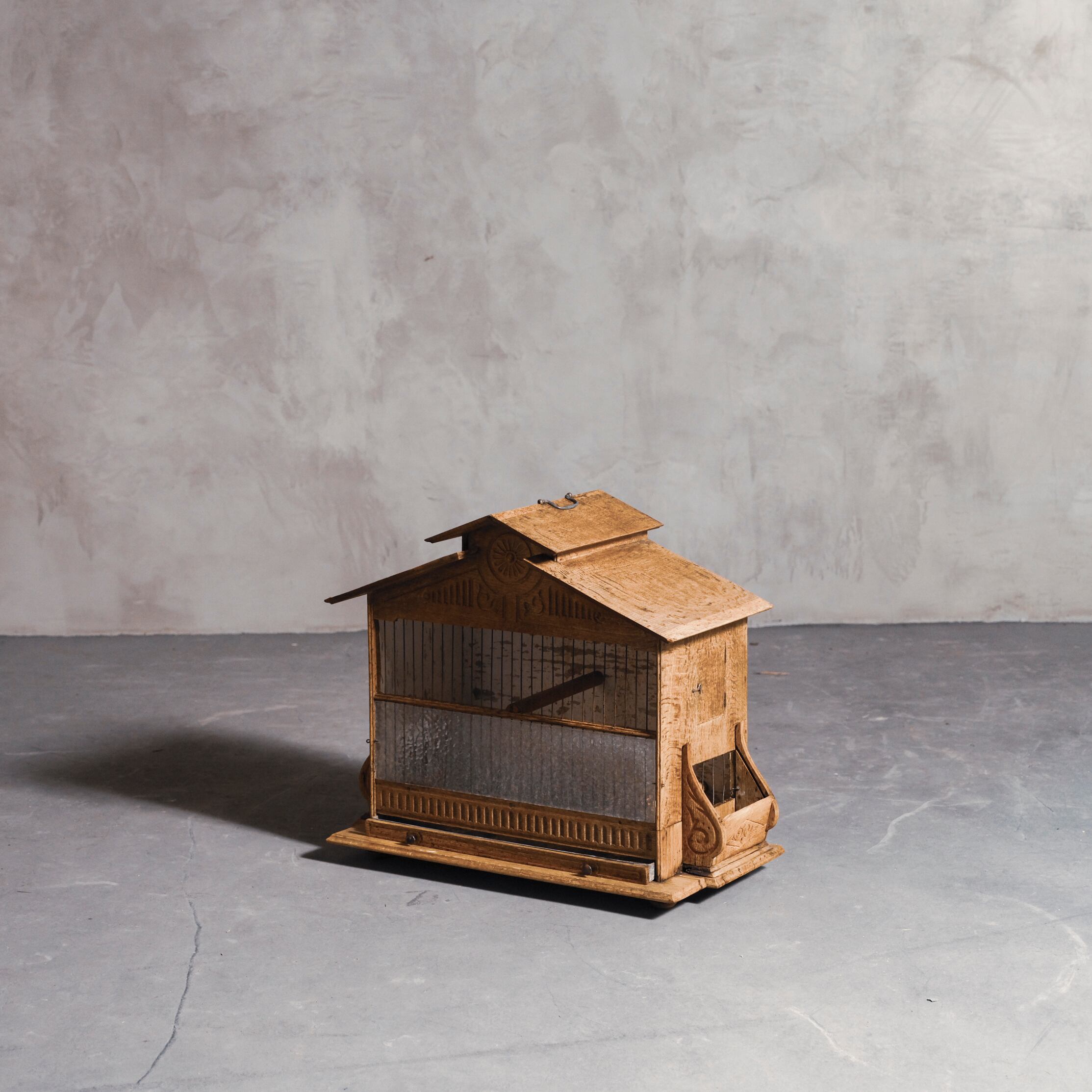 バードゲージ/アンティークバードケージ/鳥かご/木製/ディスプレイ/撮影アイテム/スタジオ/空間装飾/店舗什器