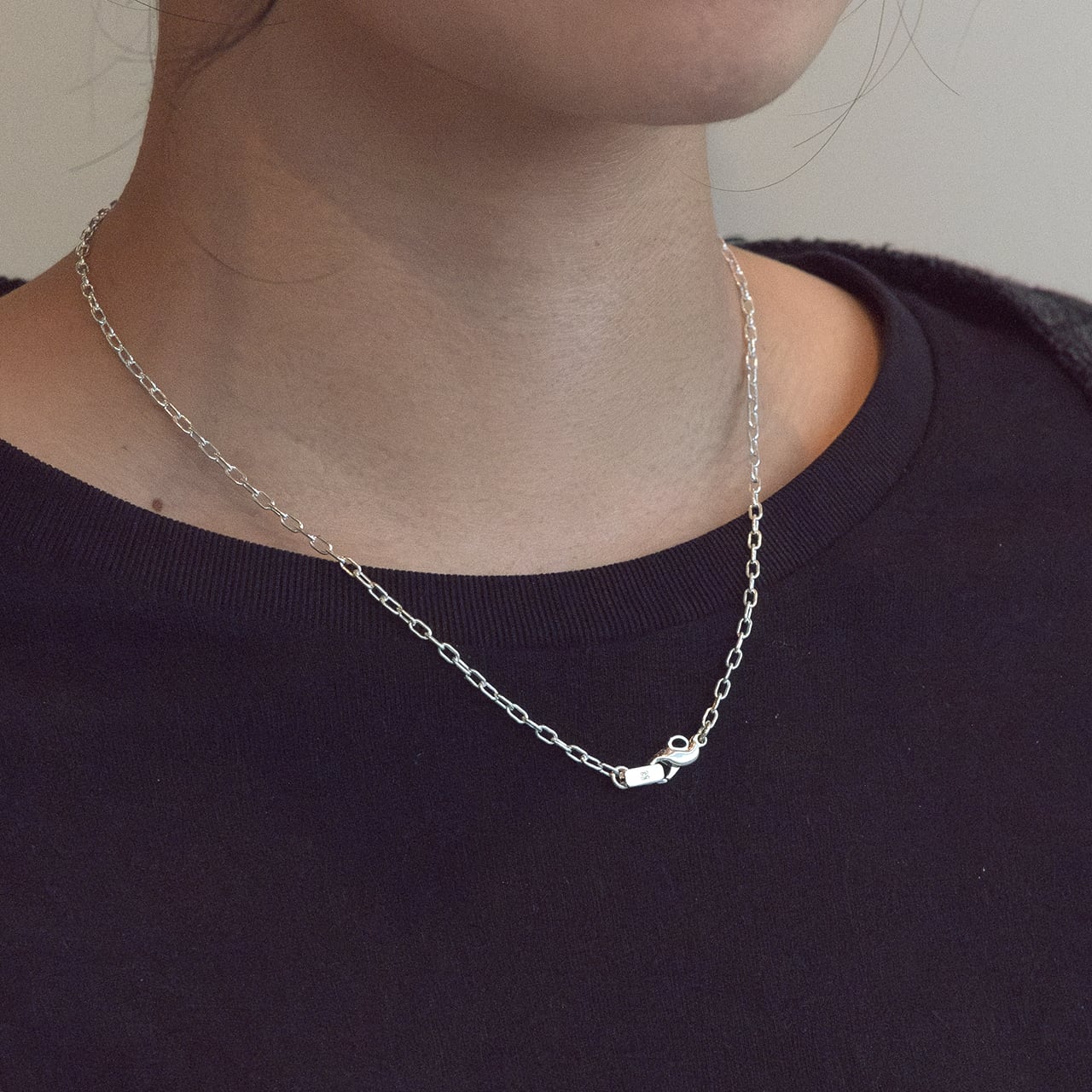 2本セット（刻印可）】ツインダイヤモンドネックレス｜シルバー925