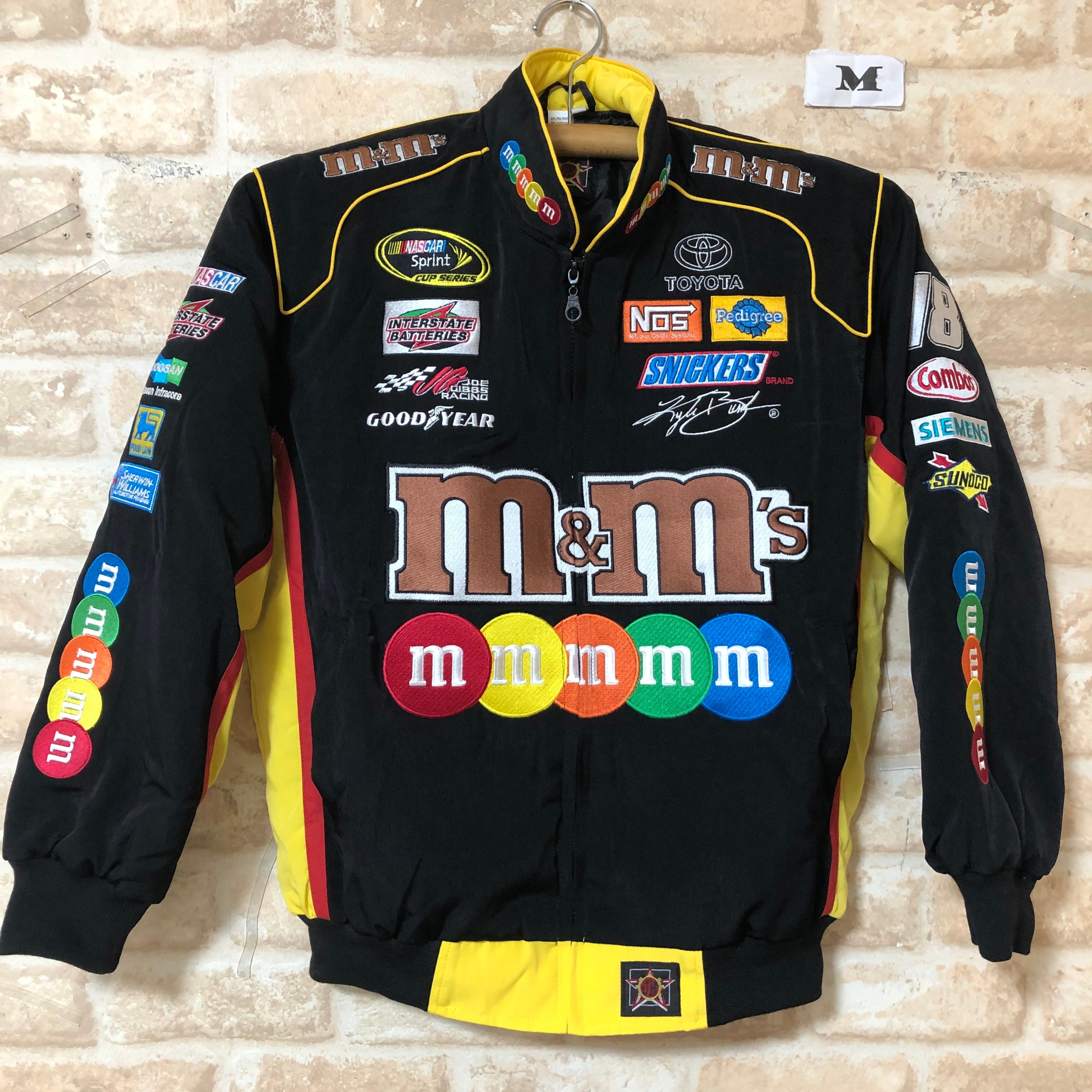 m&m's エムアンドエムズ レーシングジャケットブルゾン　M L XL XXL