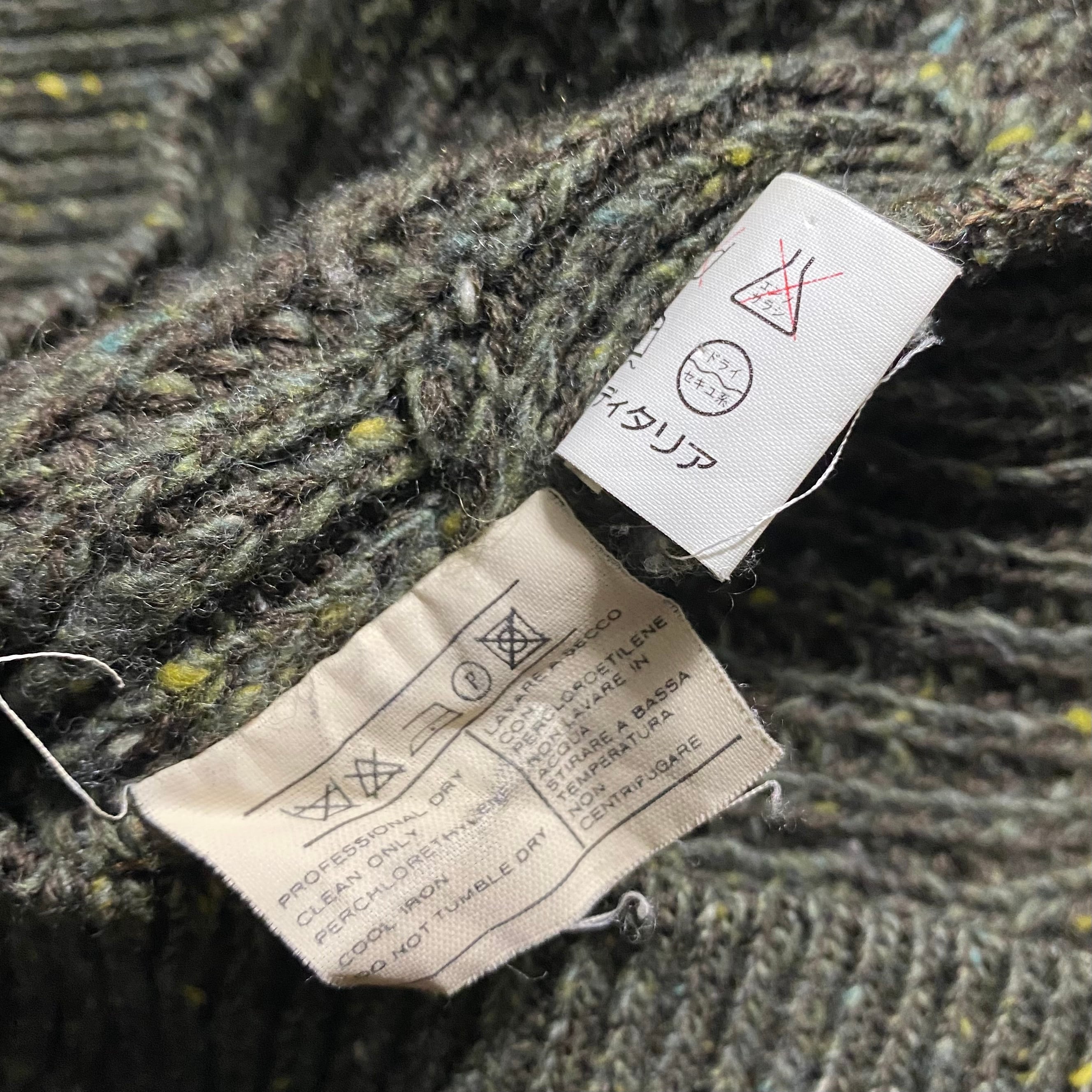 vintage SALVATORE FERRAGAMO cable knit sweater | NOIR ONLINE