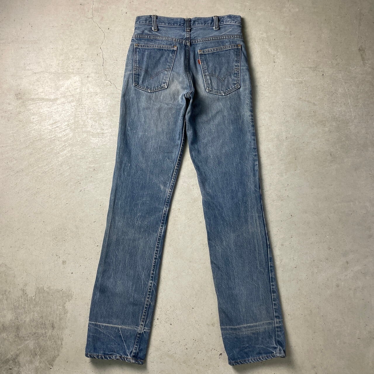 70年代 オレンジタブ スモールe Levi's リーバイス 519 0217 スリム