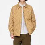 Long Sleeve Shirt Collar Hip Length Padded Jacket ◇3color H0907