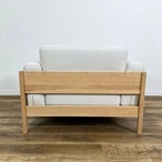 KARIMOKU CASE A-S01 1 SEATER カリモク ケース 1人掛けソファ ナチュラル ナラ ピュアオーク【中古】【200サイズ】