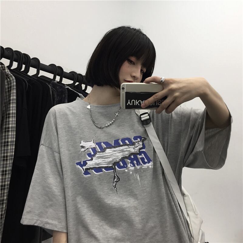 レッドルーズシャツ スタンダードプリントTシャツ カジュアル レトロ ケッペル29516975522