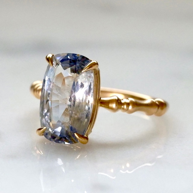 Sapphire ring / K18YG