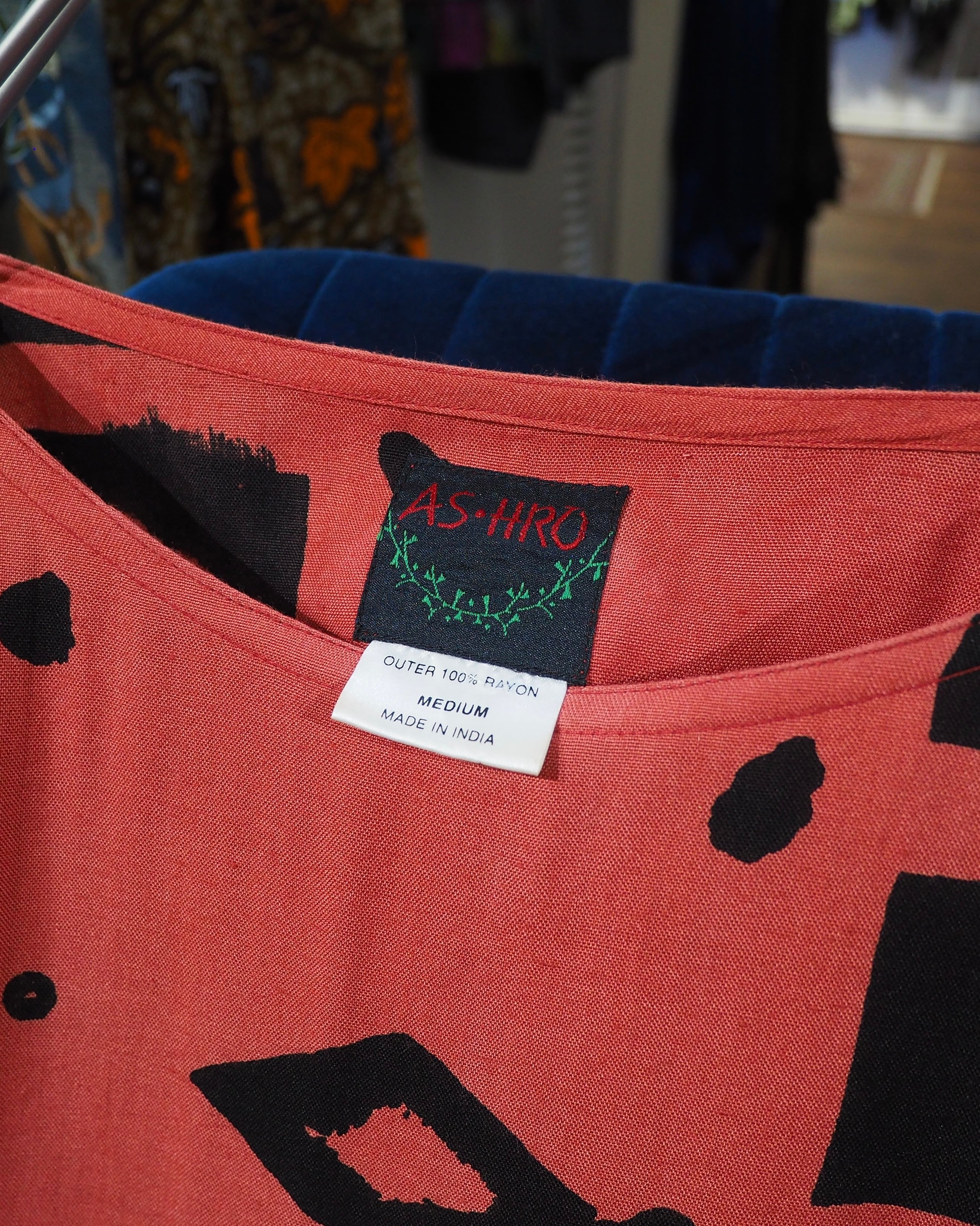Poisonous Ethnic patterns × Charm custom vintage loose Dolman Sleeve Tee