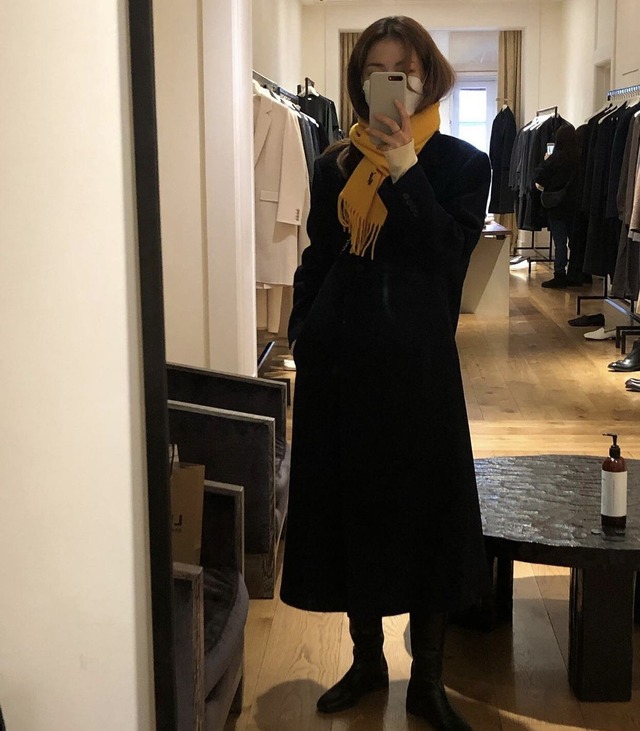 【即納】ounce wool long classic coat