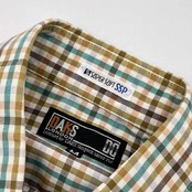 DAKS ダックス SUPER SOFT SSP チェック柄 半袖シャツ Mサイズ/メンズ CHOYA ビンテージ