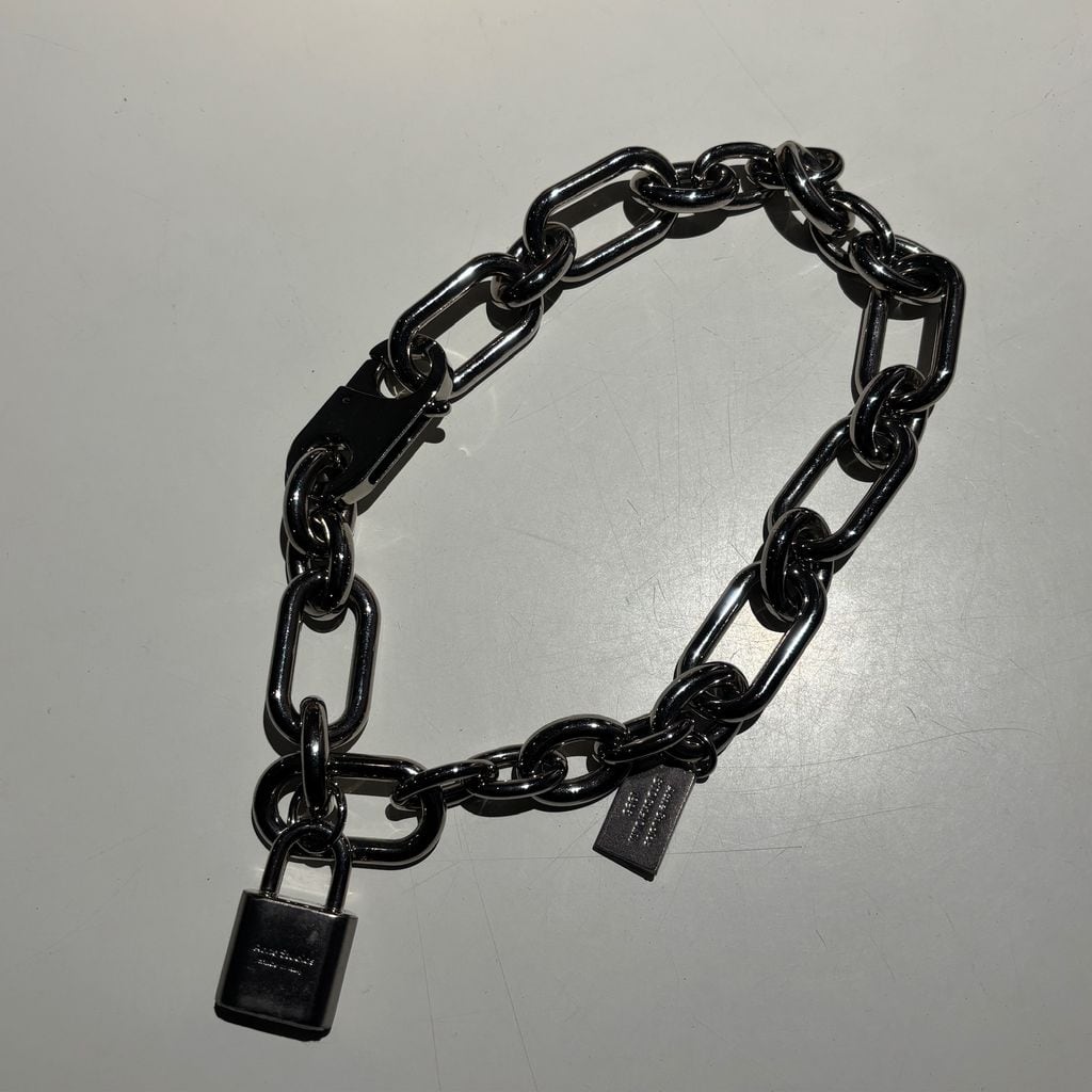 Acne Studios アクネストゥディオズ 25SS Logo Padlock Necklace