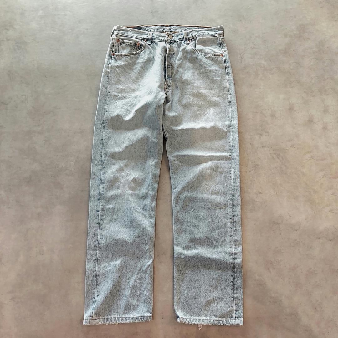 リーバイス501 Levis W34 青 90s USA製 古着 15947