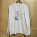 RWCHE　DUDE L/S　ローチ　ロンTEE　ホワイト / グレー / フォレスト