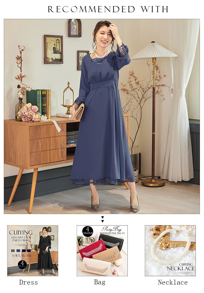 即日配送 送料無料 パーティードレス 50代 結婚式 40代 親族