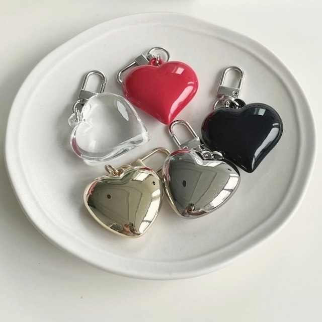 plump heart Key ring【 5color 】No.Z001