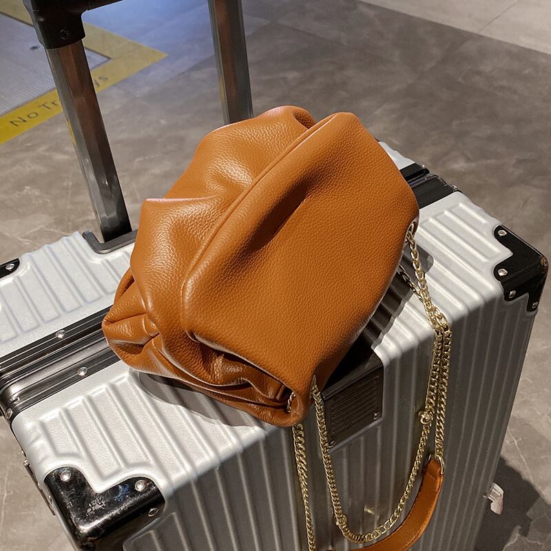 オータムウィンタースタンダードチェーン レトロ 秋物 冬物 スクウェア メッセンジャーバッグ 手作りハンドバック34874935114