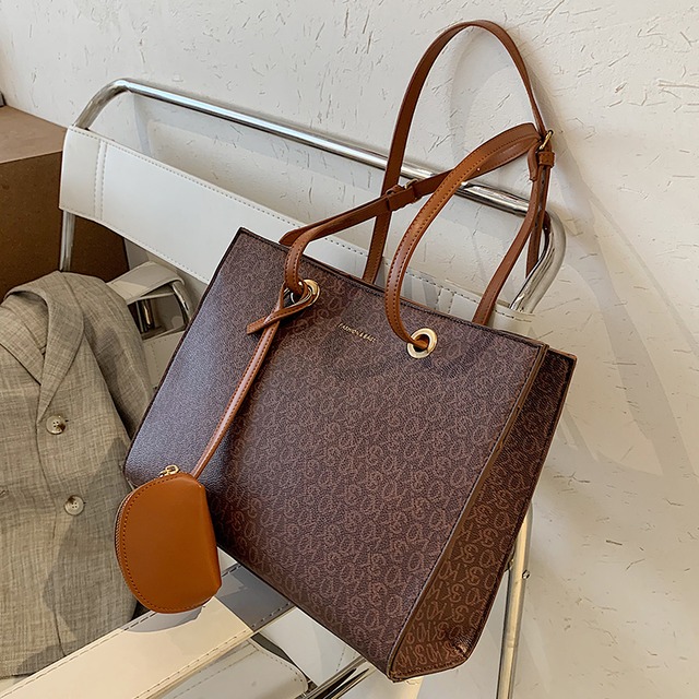 シンプルで大容量のワンショルダーアンダーアームバッグレディース2020人気の新しい流行のファッションネットレッドレトロワイルドトートバッグ Tiancai_Wing_Bag74580115299