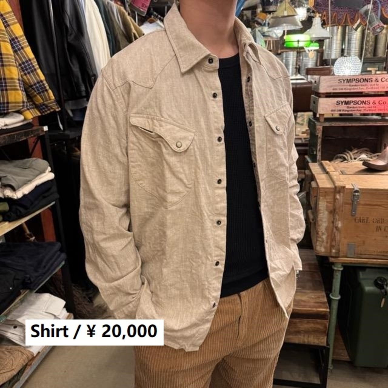 TOPANGA Men's 　ラミーコットンシャツ　羽織　リネン　コットン　通気性　春明ファッション　ゆったり　ファッション　コーデ　カジュアル　