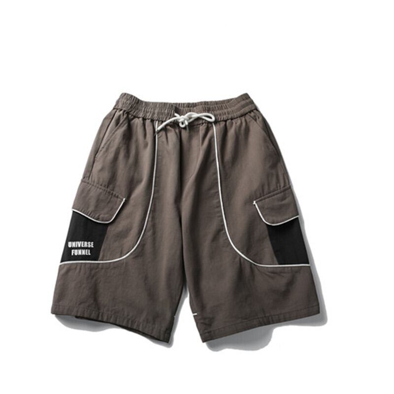 【新作】【送料無料】 Yidaoヴィンテージ夏ニューイーズルーズシンカラーマッチングショーツボーイズシンマルチポケットツーリング5点パンツ-アリババ サマー 夏物 ブルマー ビンテージ ポケット多め hip6-161118105824480