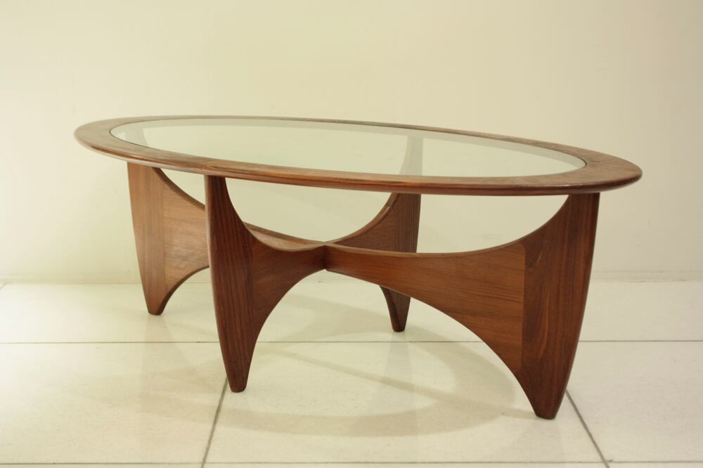 G-PLAN Oval Glass top coffee table | 北欧.Style＋1 ANTIKAとモダン.