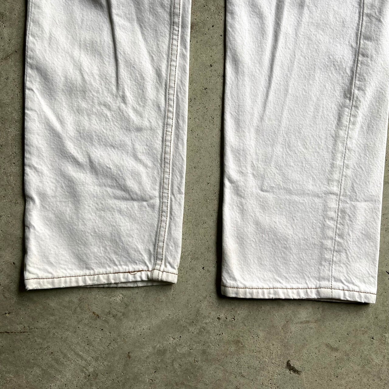 90年代 USA製 Levi's リーバイス 501 ストレート ホワイトデニムパンツ