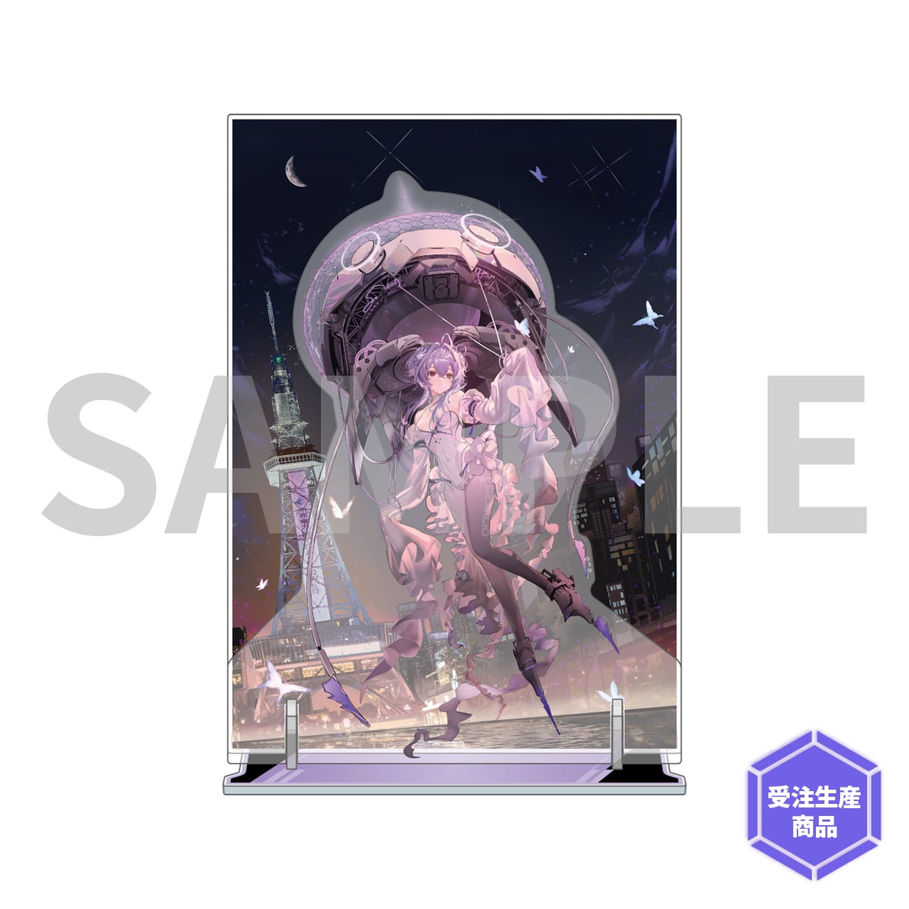 【事後物販|受注生産】勝利の女神:NIKKE ジオラマアクリル Area 3rd 名古屋 リバーレリオ