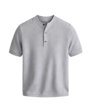 【新作】ヘンリーニットTシャツ