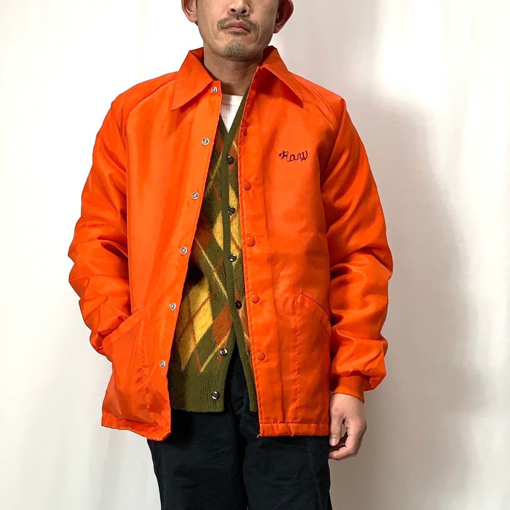 vintage old 70s 80s Swingster nylon coach jacket スウィングスター ...