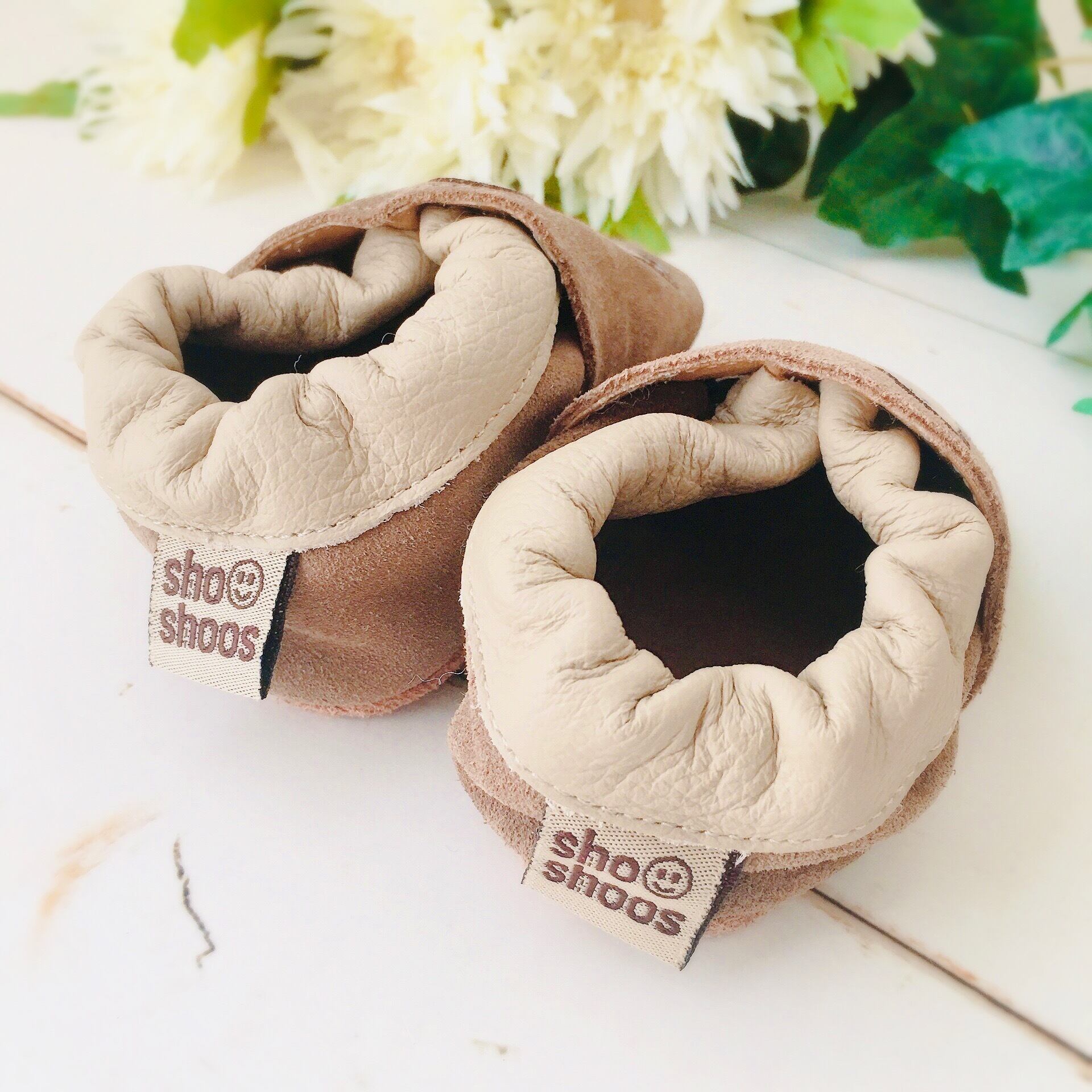 送料無料*【ベビーシューズ付き専用お名前プレート付きメモリアル