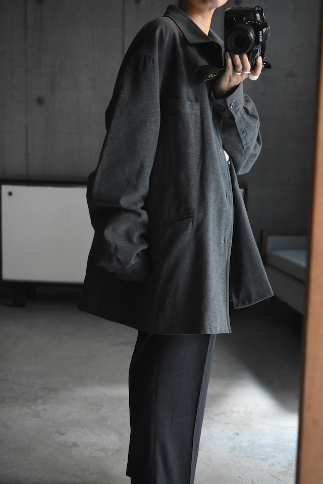 OK/80-90's brushed shirt jacket. MADE IN Turkey