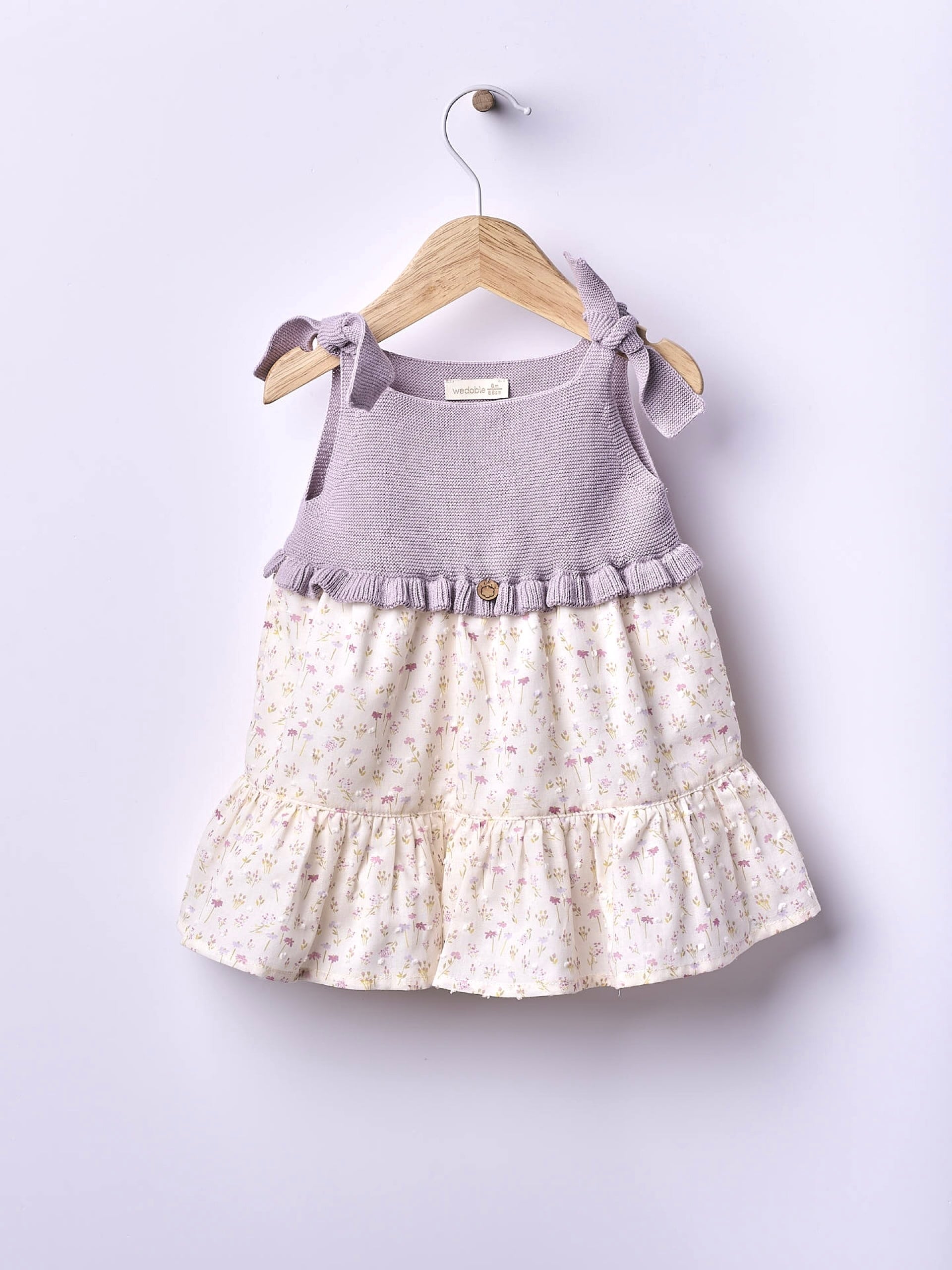 【wedoble】Flower strap dress