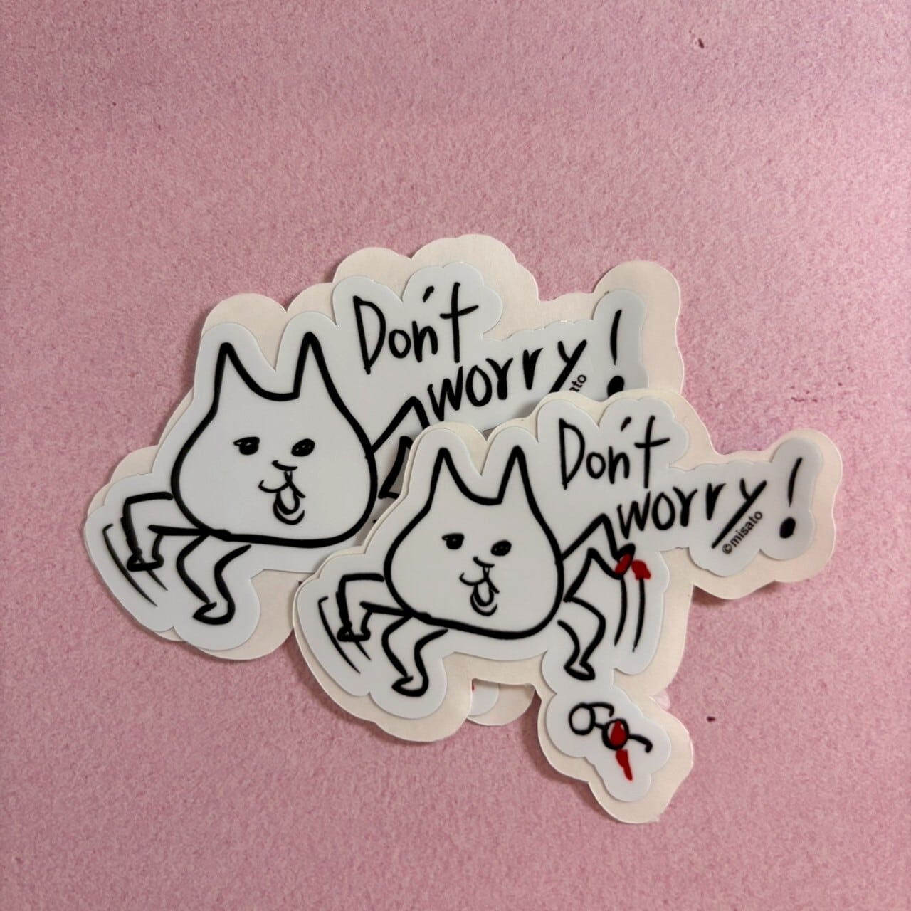 【ドンウォーリー!】ステッカー(2枚入り)